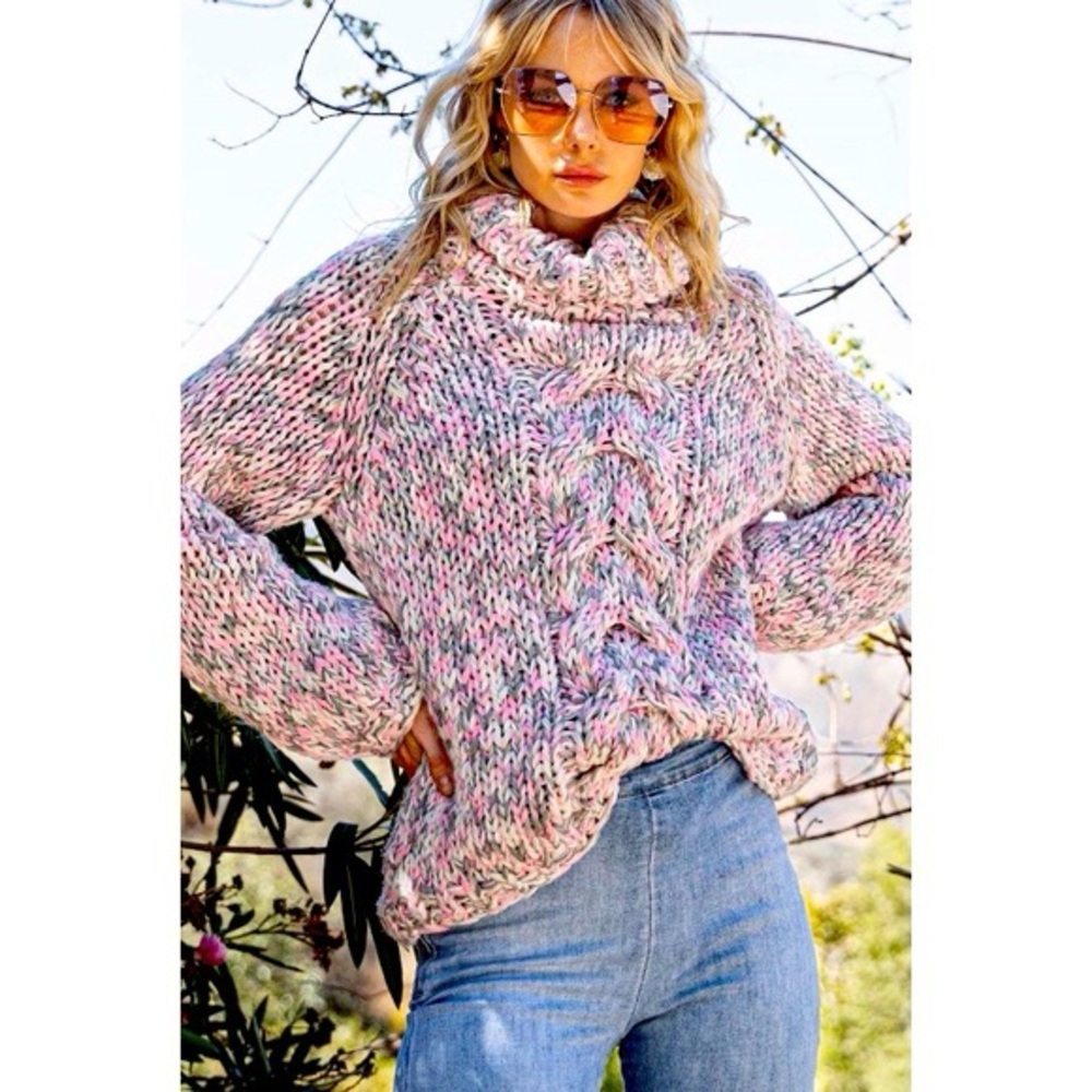 New POL Handmade Chunky Knit Sweater